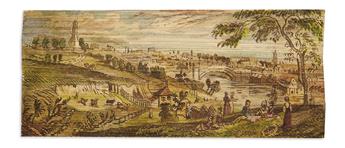 (FORE-EDGE PAINTING.) Goldsmith, Oliver. The Poetical Works.